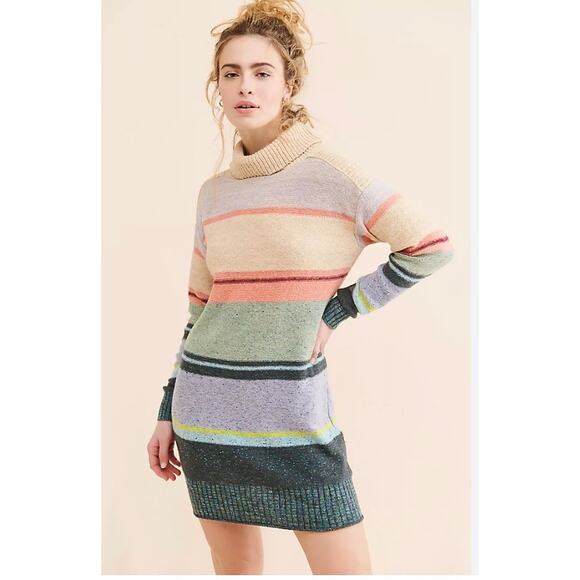 Daily Practice by Anthropologie The Keep It Cool Dress NWT Cowl Neck Boho - Picture 1 of 8